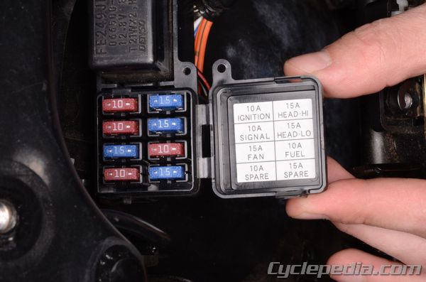 Fuses and Relays | Suzuki DL650 Service Manual