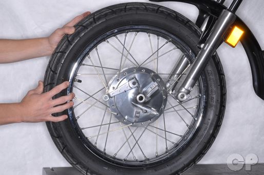 Remove front wheel honda motorcycle #6