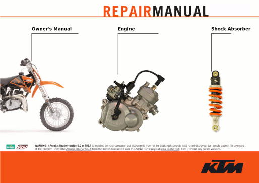 Get instant access to the official KTM air cooled and liquid cooled 50 sx