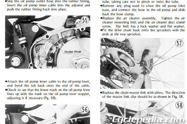 1971-1981 Kawasaki G5 KE100 Motorcycle Online Service Manual - Cyclepedia