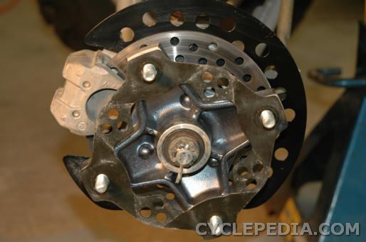 wheel bearing replacement DVX400 KFX400 LT-Z400