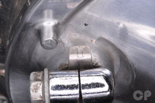 Honda Shadow VT600 rear drum brake inspection