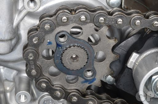 Honda CRF150R front sprocket replacement