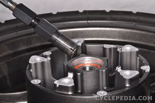 kymco xciting 500 ri abs wheels bearings front wheel rear wheel removal installation
