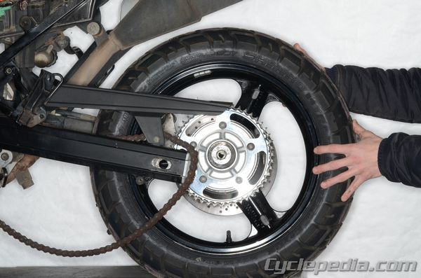 Wheel Bearing Replacement Suzuki DL650 V-Strom Cyclepedia Repair Manual