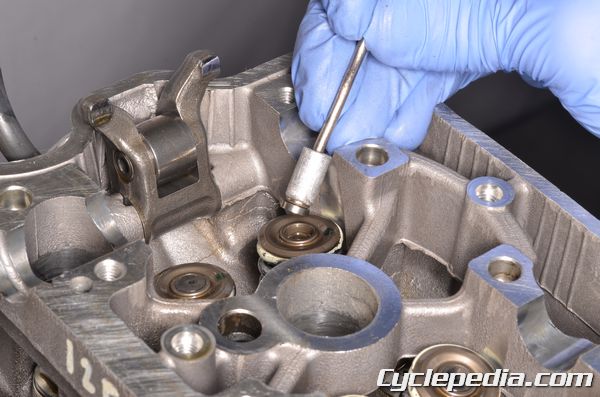Honda CBR250R valve clearance inspection adjustment shim change maintenance schedule oil air filter