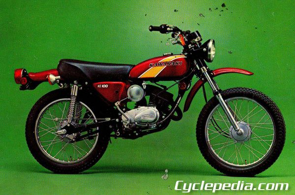 1971-1981 Kawasaki G5 KE100 Motorcycle Online Service Manual - Cyclepedia