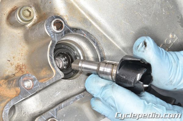 Suzuki RM RM85 coolant flush water pump impeller inspection seal replacement